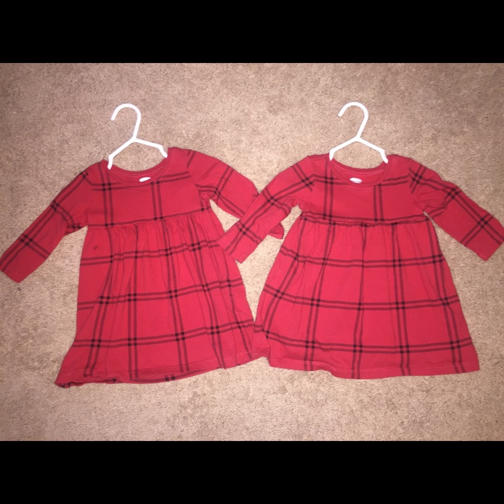 Twin girl Christmas dresses